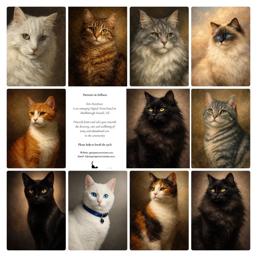 10 Pack Portraits in Stillness Greeting Cards